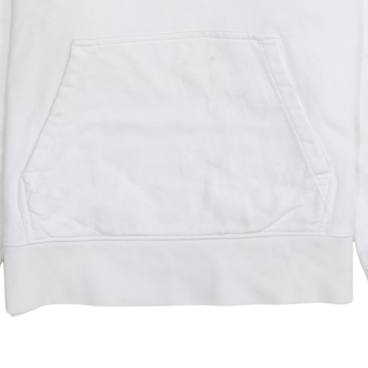 Calvin Klein Men’s White Pullover Hoodie Medium Logo Cotton