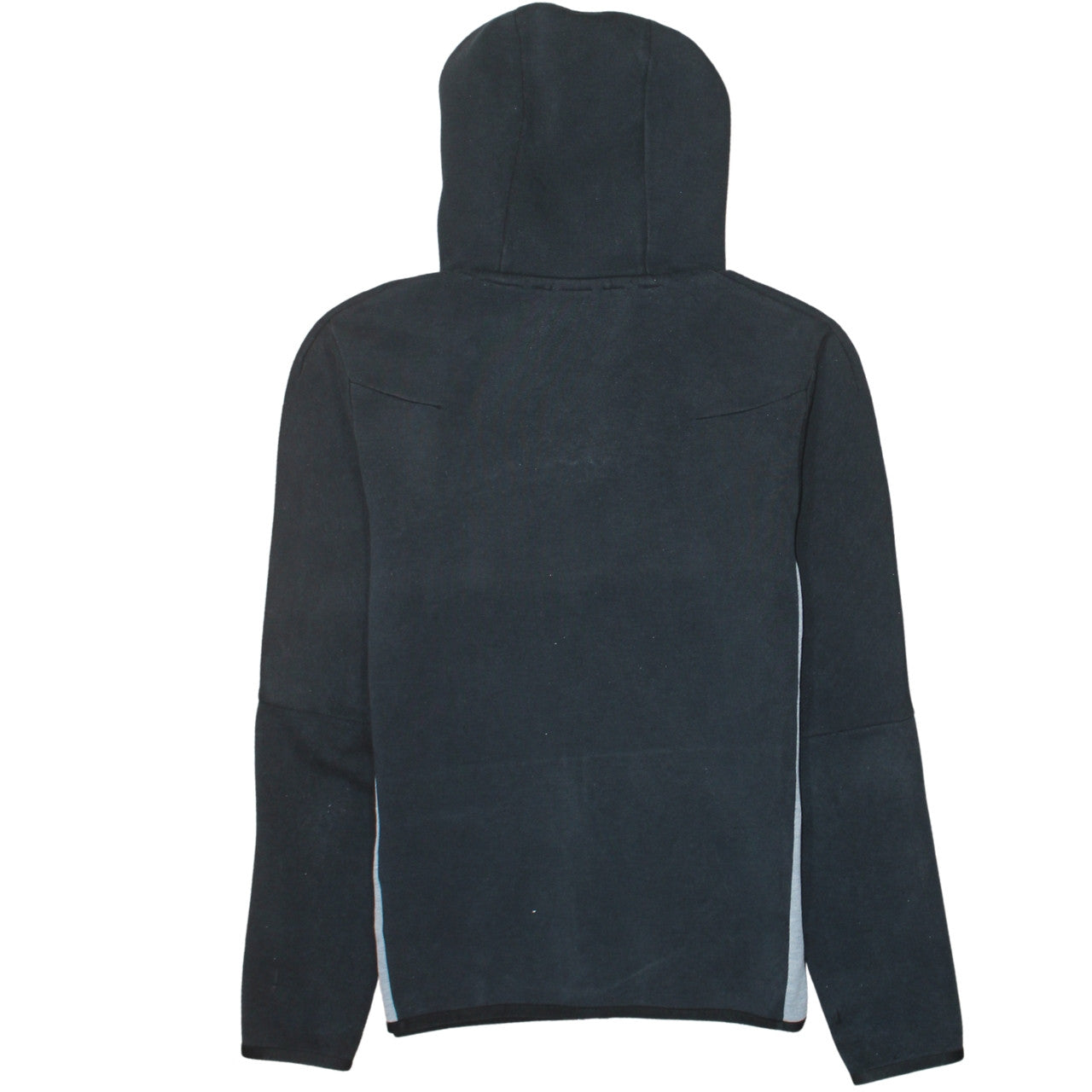 Nike Mens Grey Black Full Zip Hooded Sweatshirt XS