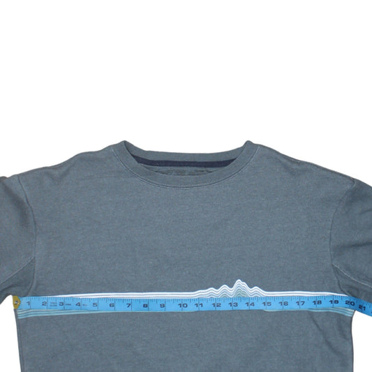 Patagonia Women Blue Regular Fit UPRISAL Crew Sweatshirt Size S