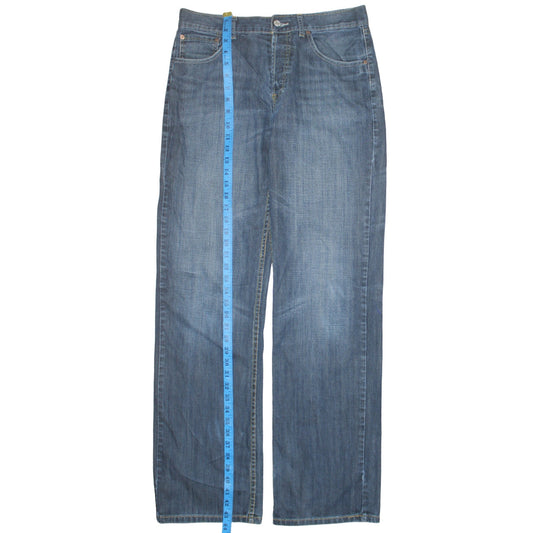 Levi's Men's Blue 33 Straight Leg Denim Jeans Classic Fit