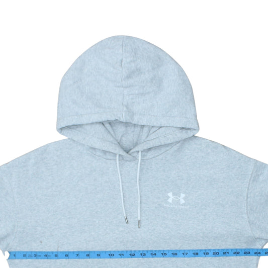Under Armour Men’s Grey Pullover Hoodie Size L Regular Fit Fleece