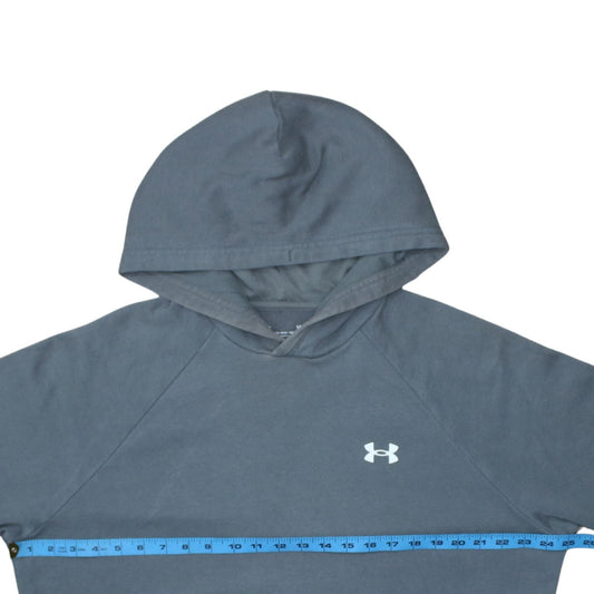 Under Armour Men's Grey Pullover Hoodie Size L ColdGear Fleece