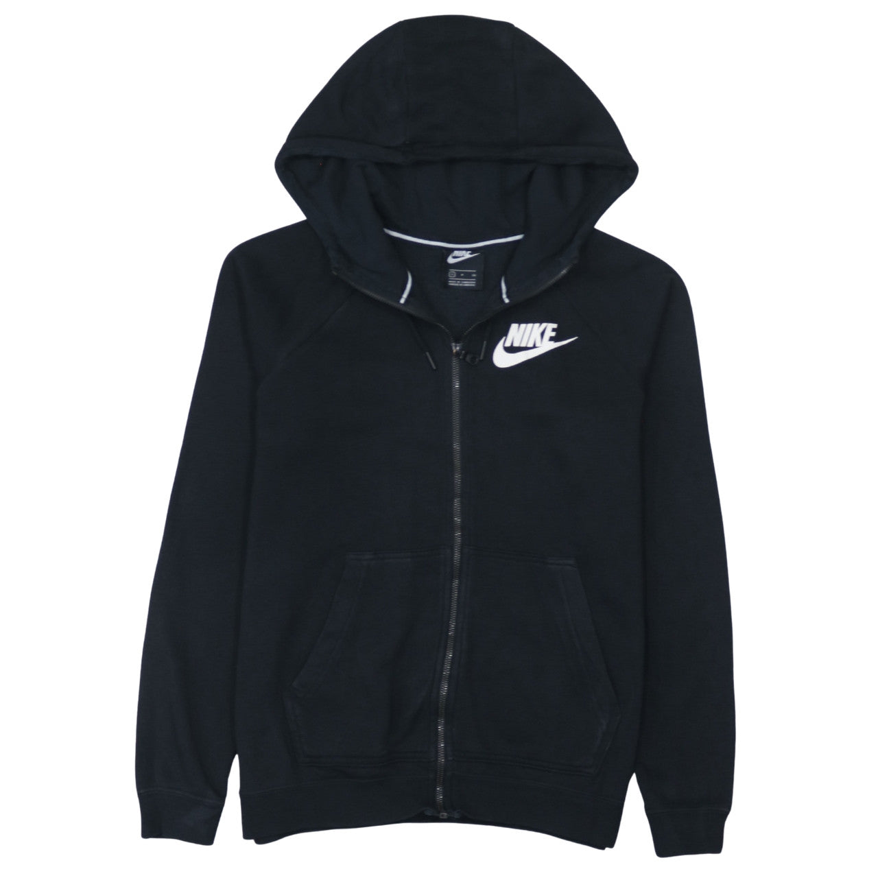 Nike Men's Black Full Zip Hoodie Size S Fleece Sportswear