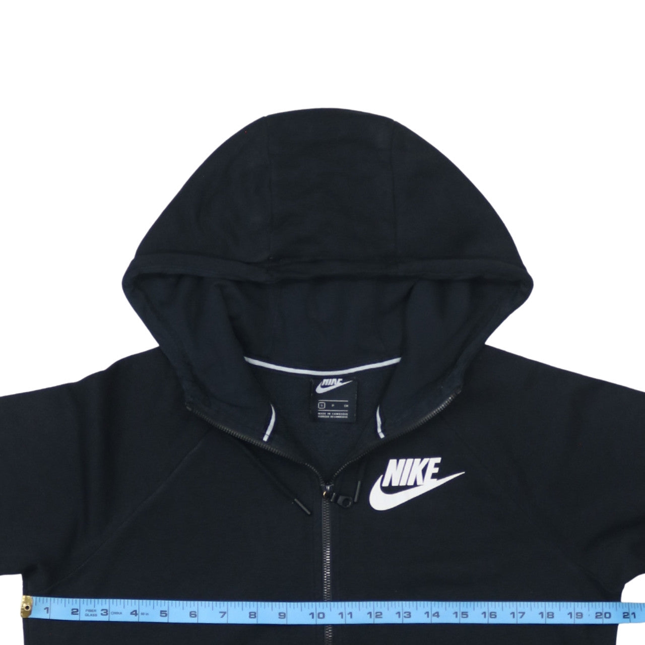 Nike Men's Black Full Zip Hoodie Size S Fleece Sportswear
