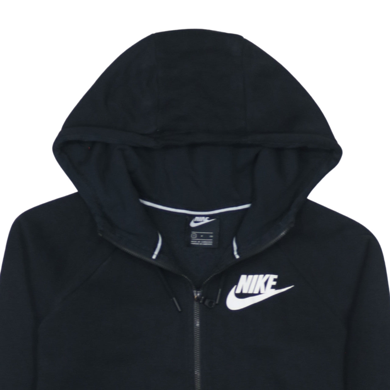 Nike Men's Black Full Zip Hoodie Size S Fleece Sportswear