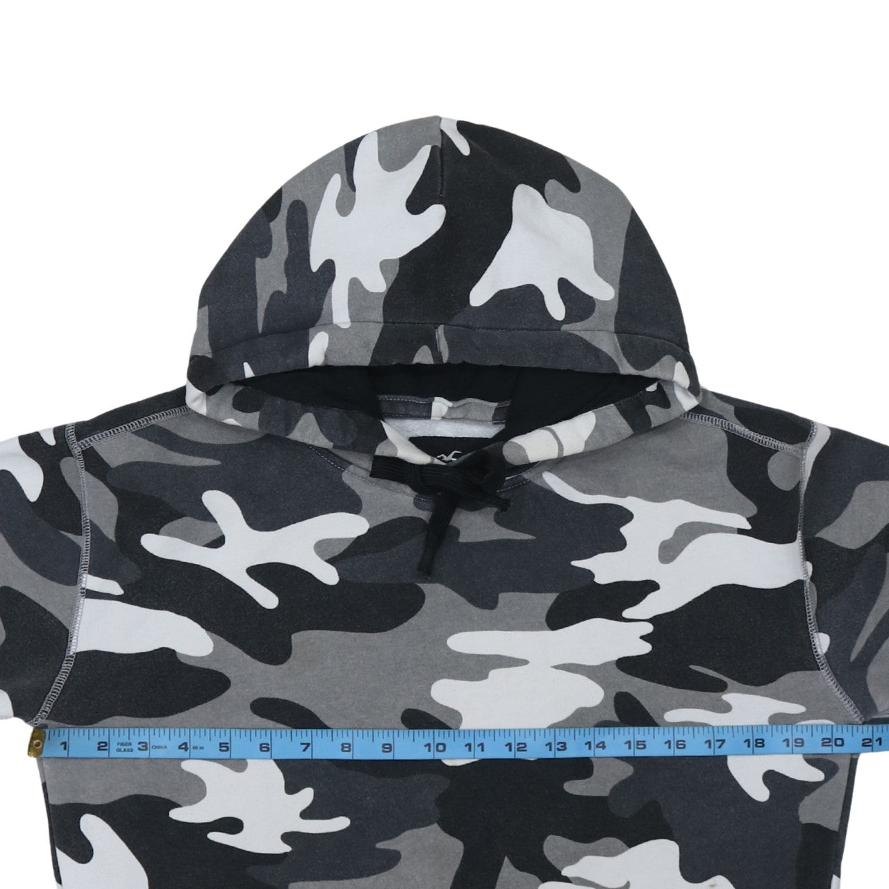 Hollister Men's Multicoloured Camo Pullover Hoodie XS