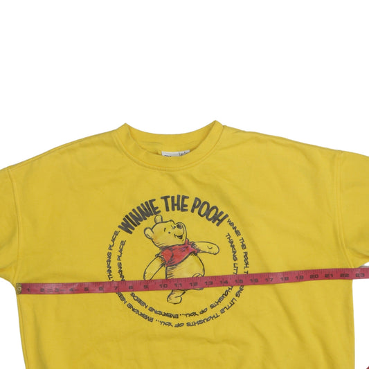 Disney Women’s Yellow Winnie the Pooh Sweatshirt UK 10/12