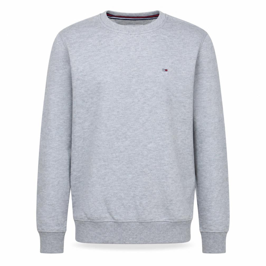 Tommy Jeans Men's Grey Regular Fit Crew Neck Sweatshirt Size S