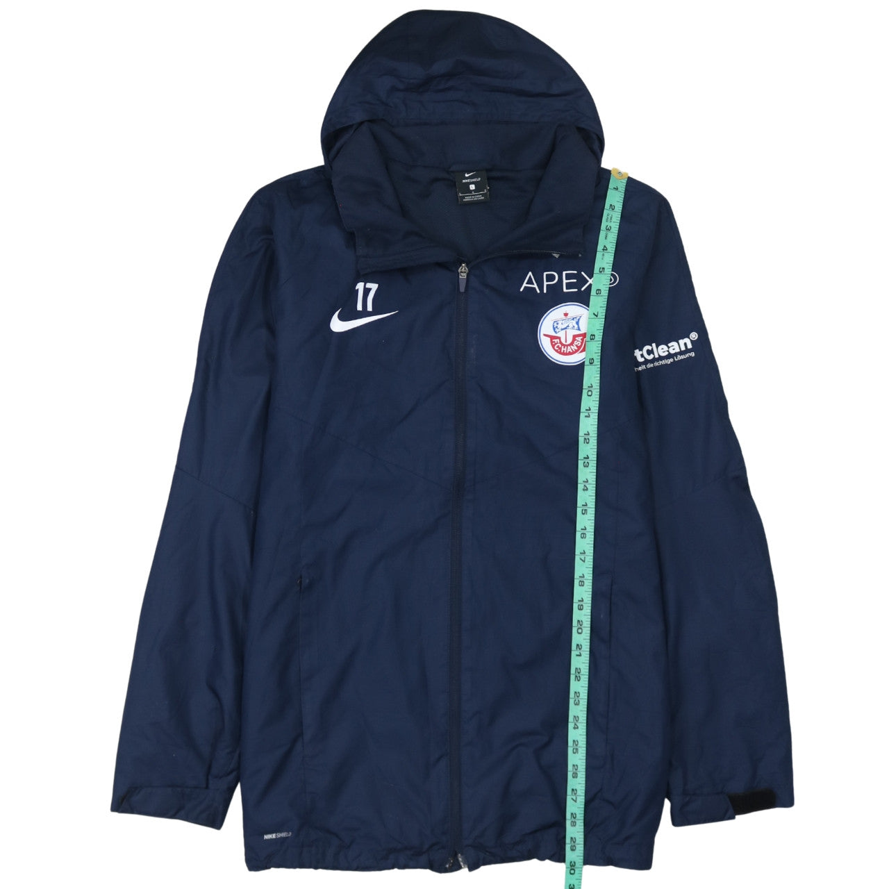 Nike Men’s Blue Hooded Waterproof Windbreaker Jacket L