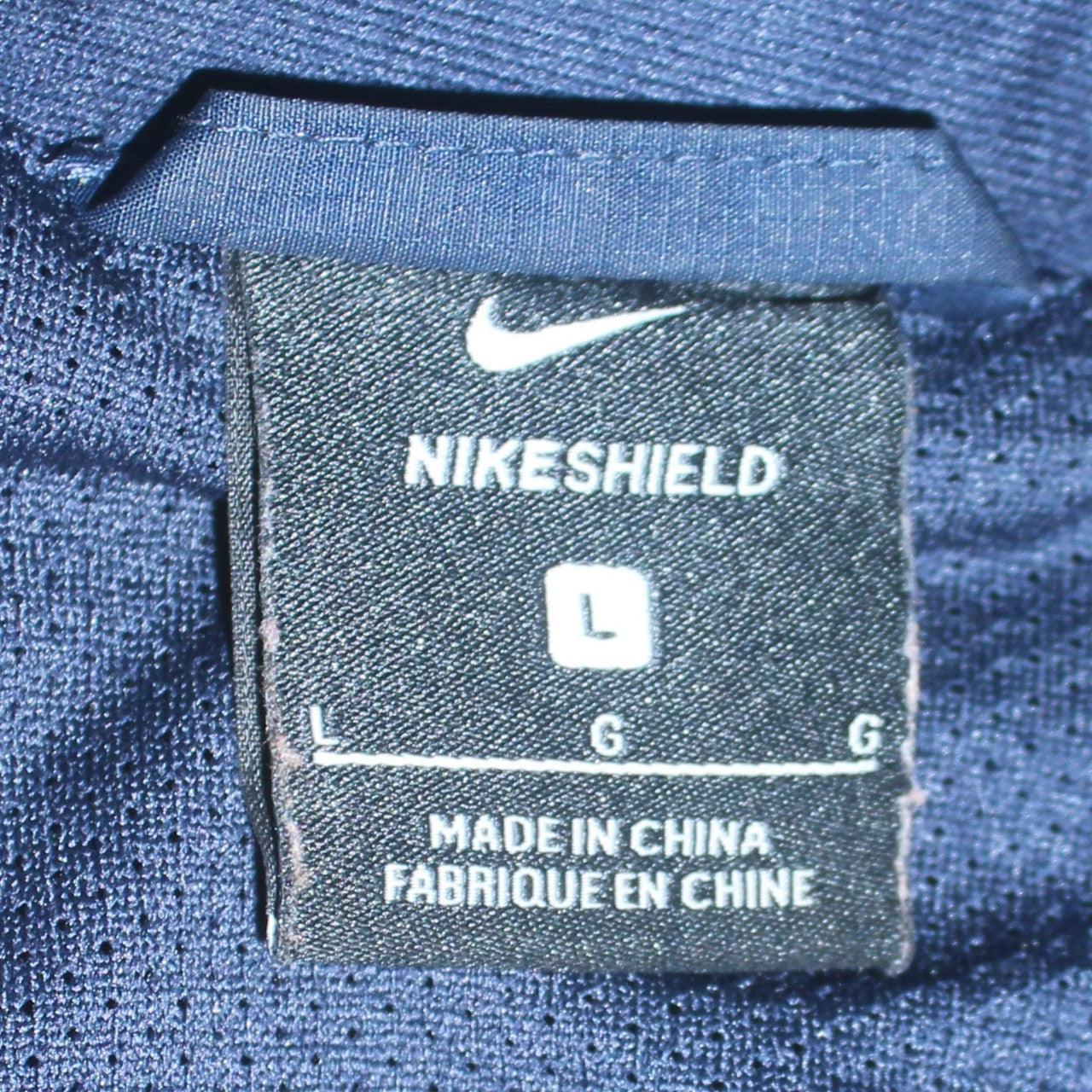 Nike Men’s Blue Hooded Waterproof Windbreaker Jacket L