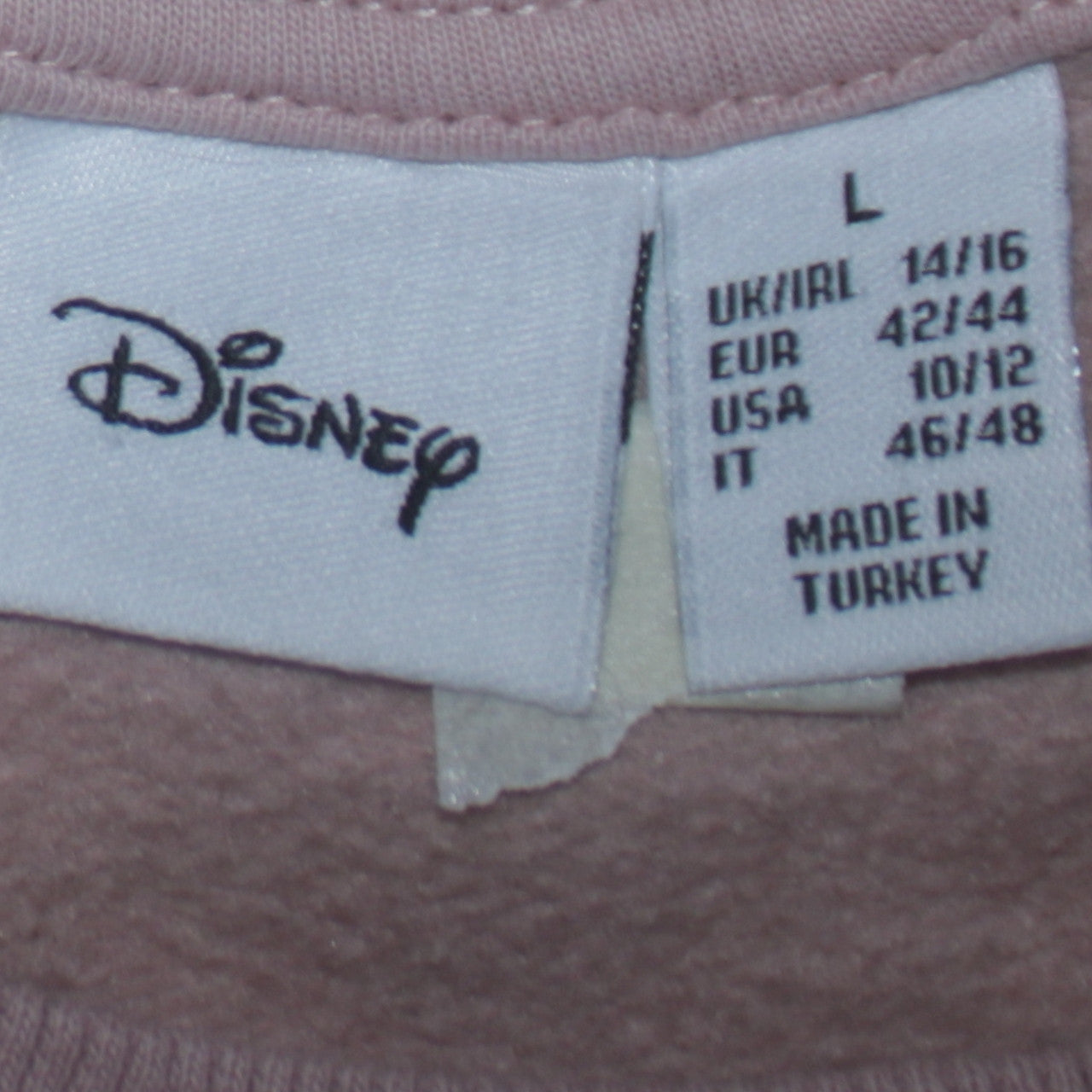 Disney Women Pink Winnie the Pooh Pullover Sweatshirt L 14/16