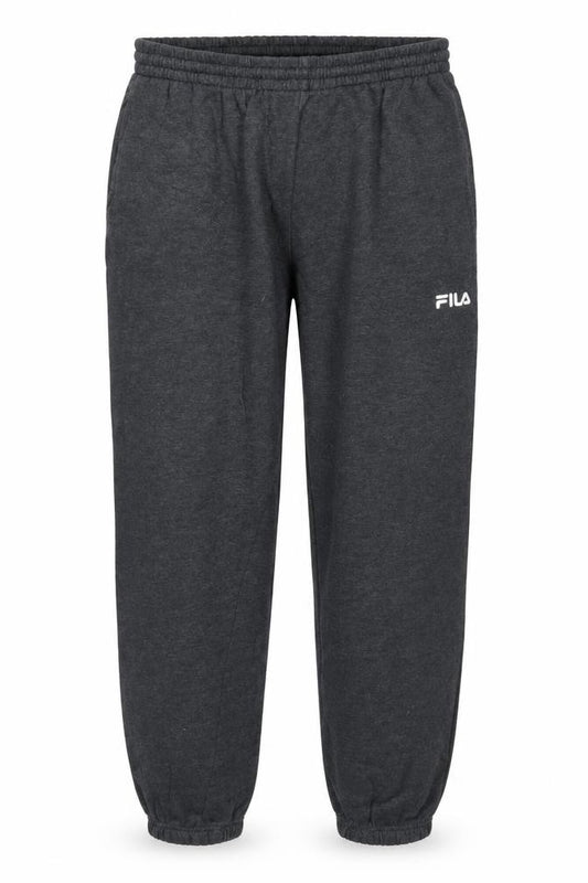 Fila Mens Grey L Sweatpants Regular Fit Logo Joggers