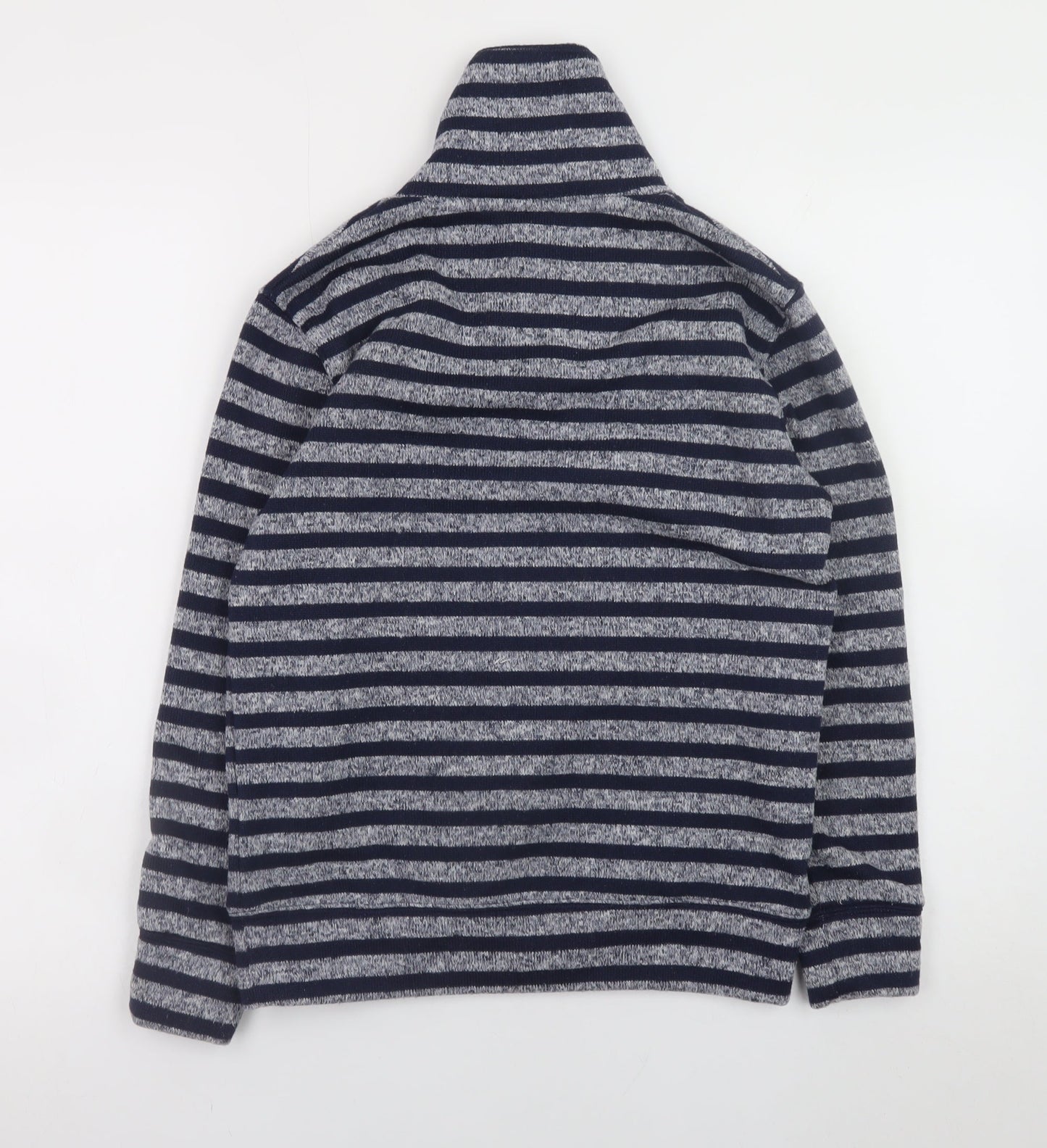 GAP Kids Navy Grey Striped Pullover Sweatshirt 10-11 Years