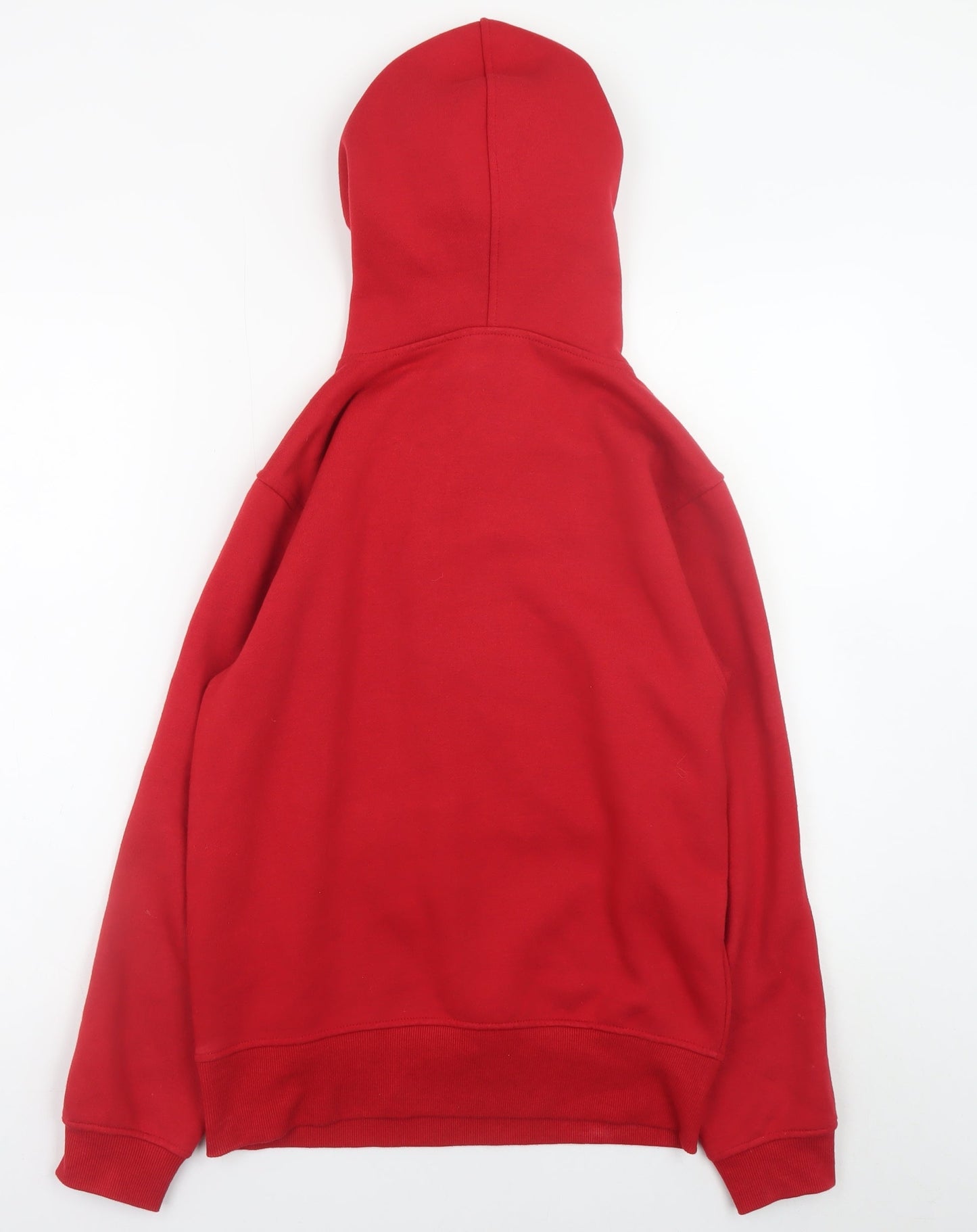 TM Blenz Men's Red Pullover Hoodie Small Canada Logo Fleece