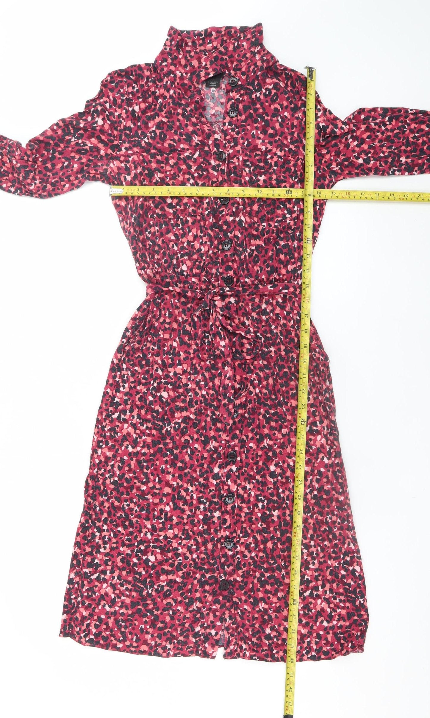 Editor's Cut Women's Multicoloured Animal Print Shirt Dress Size 8