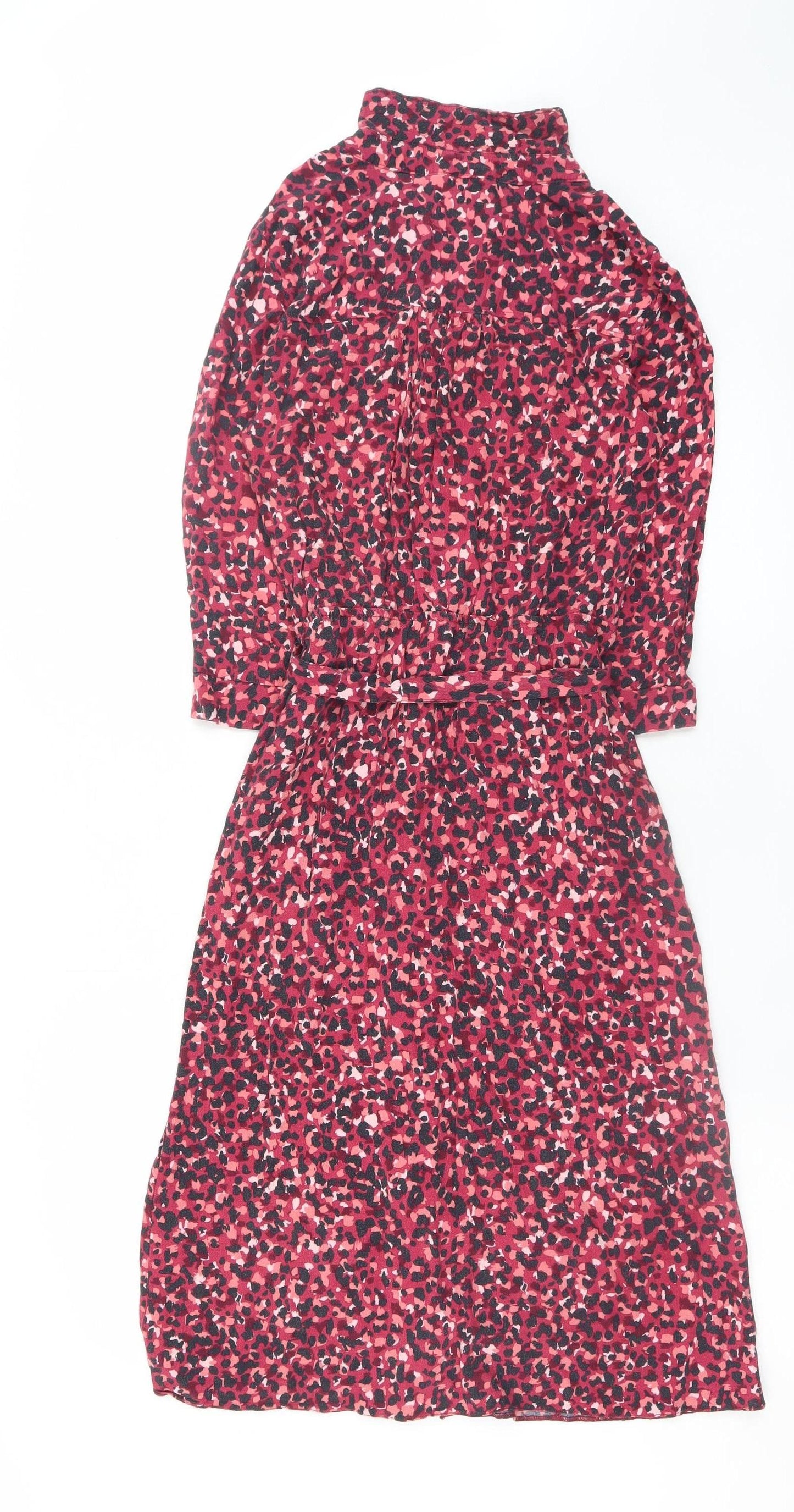 Editor's Cut Women's Multicoloured Animal Print Shirt Dress Size 8