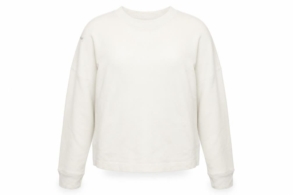 Marks and Spencer Autograph Women Ivory Medium Pullover Sweatshirt