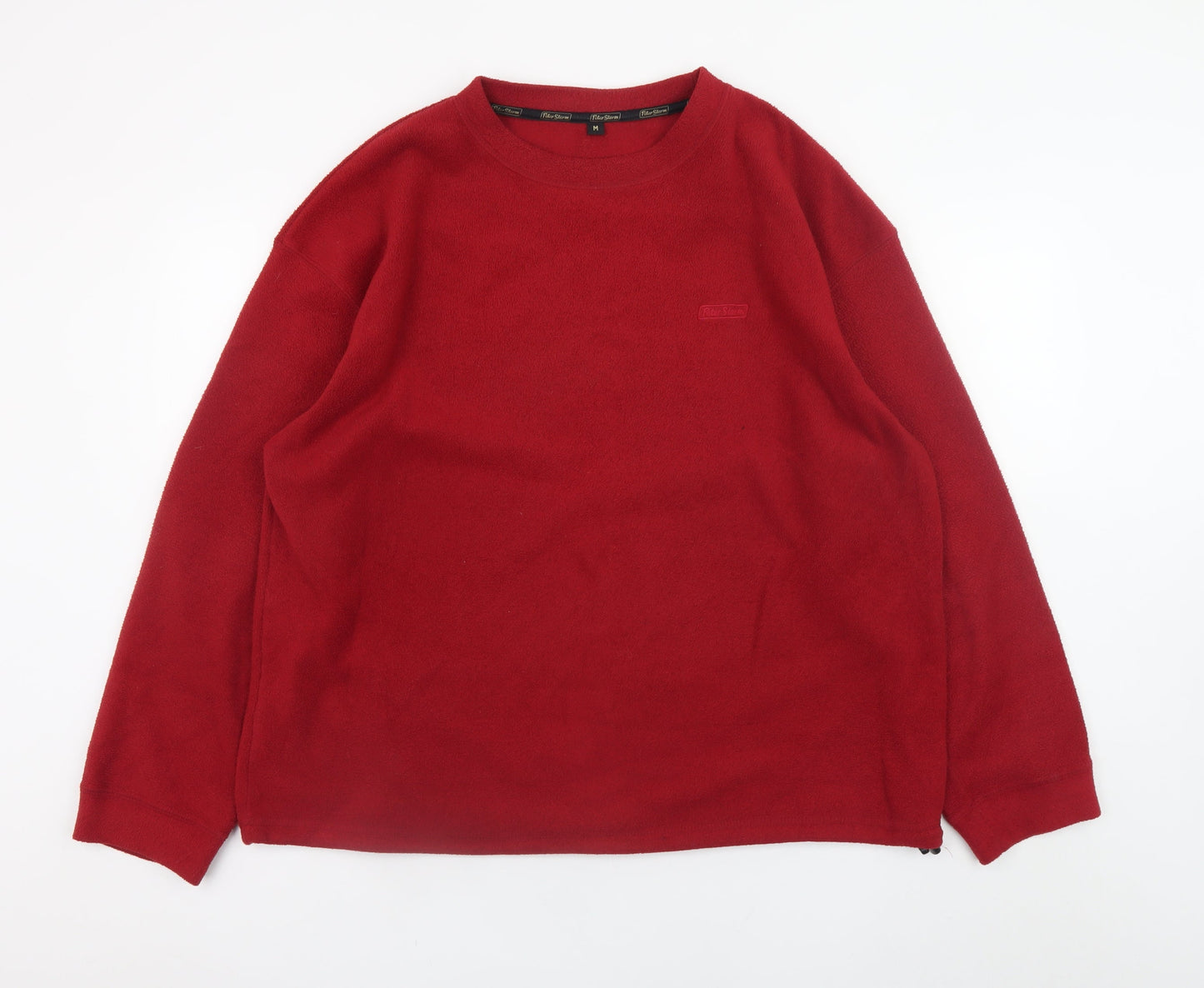 Peter Storm Men's Red Fleece Pullover Sweatshirt M Regular Fit