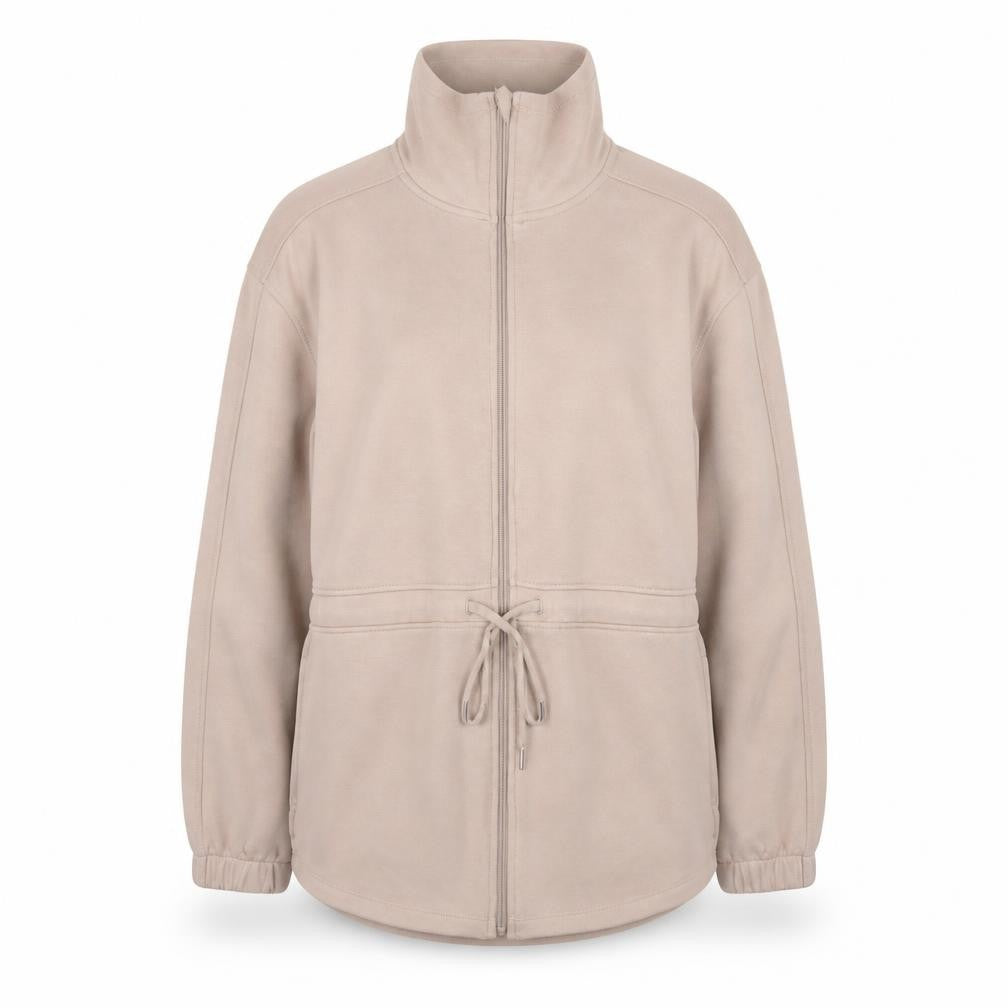 RBX Women Beige Full Zip Lightweight Jacket M Regular