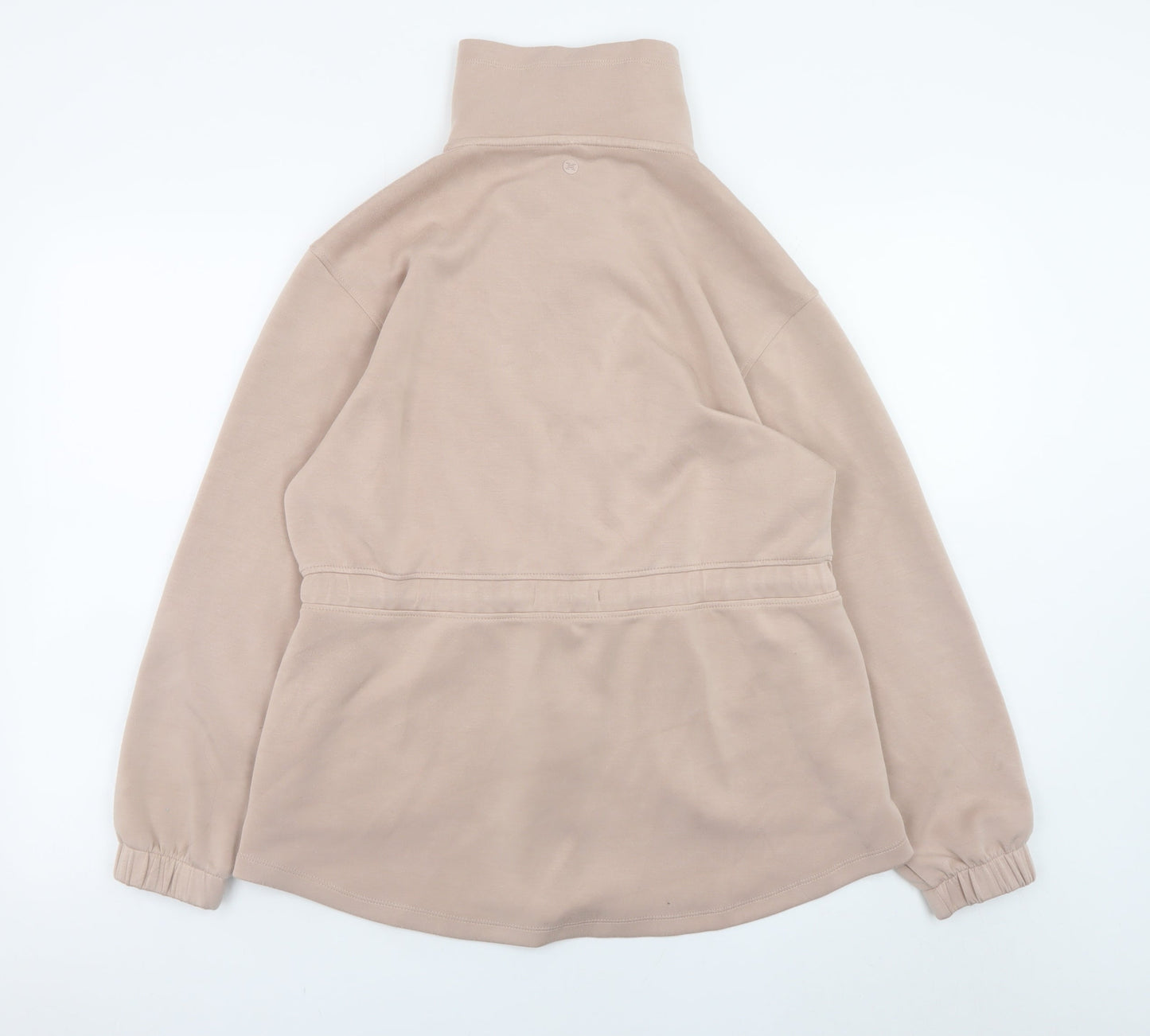 RBX Women Beige Full Zip Lightweight Jacket M Regular