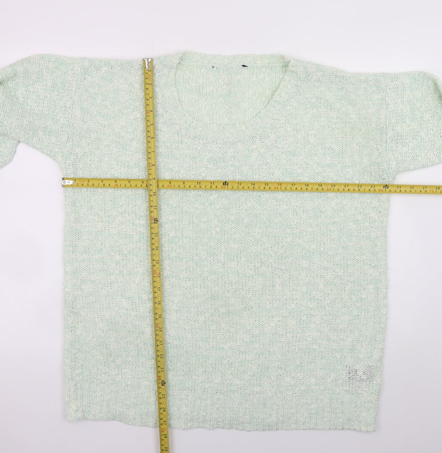 M&Co Women’s Green Long Sleeve Knit Pullover Jumper Size 22