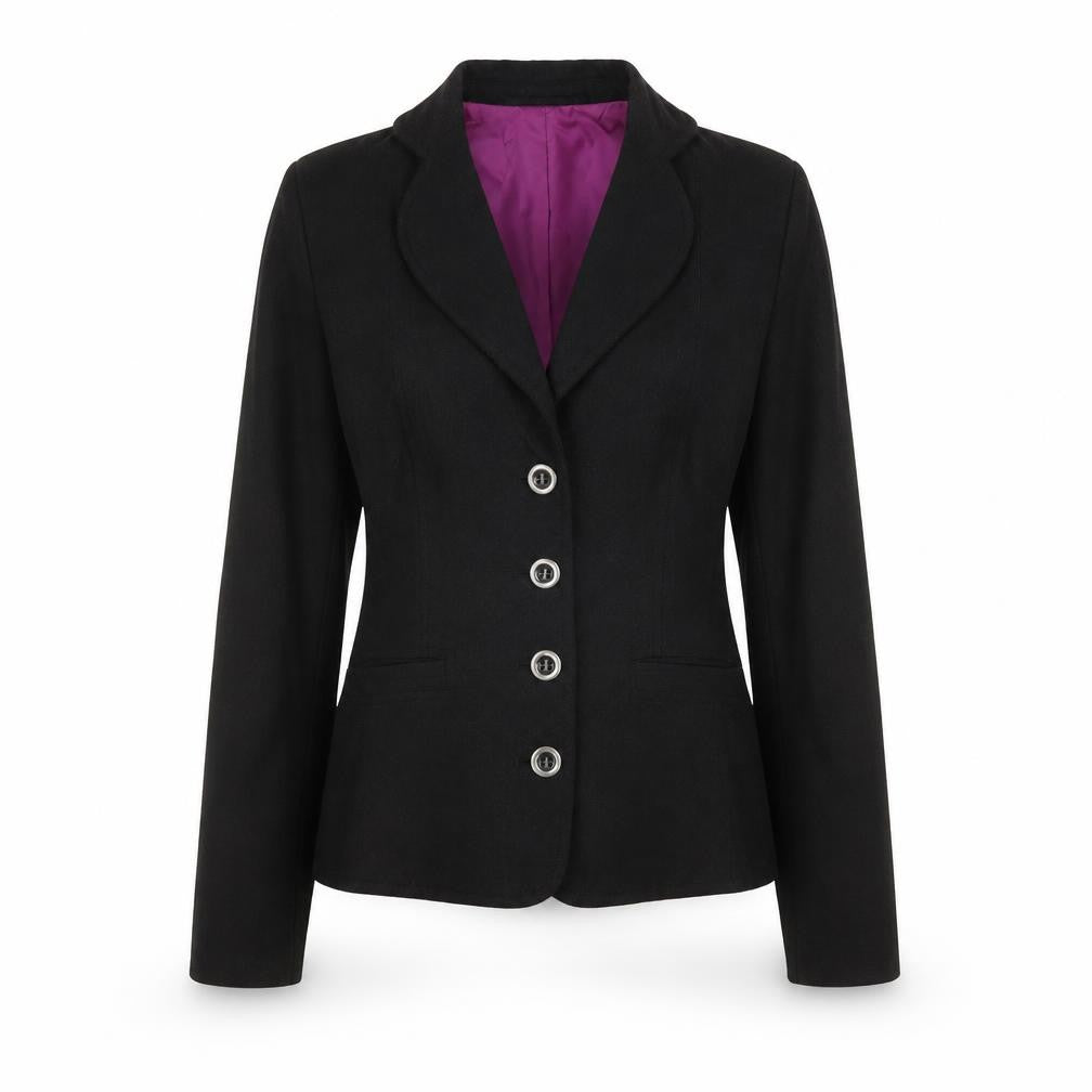 Marks and Spencer Women Black Size 10 Tailored Blazer Jacket