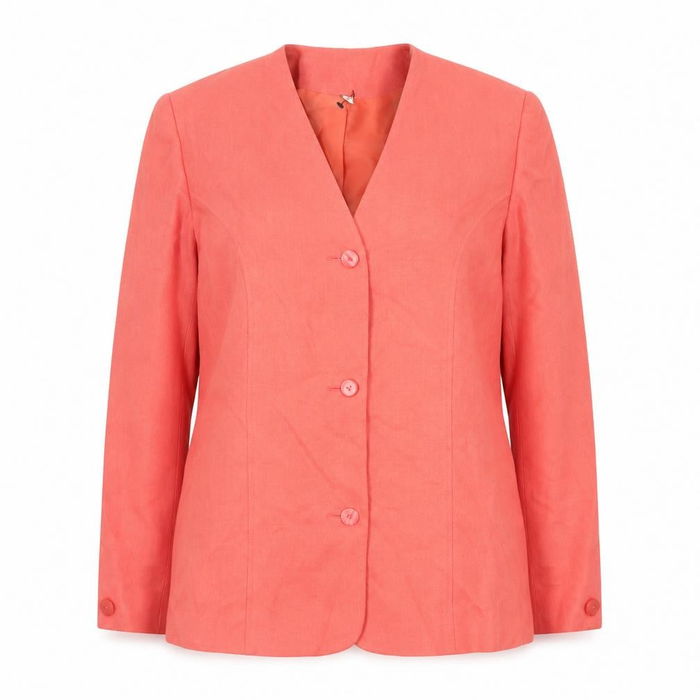 Holmewood Women’s Pink Long Sleeve Lined Blazer Size 14