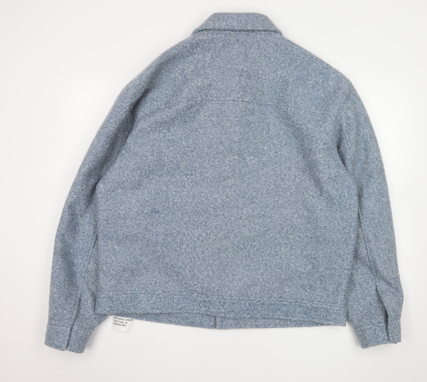 ASOS DESIGN Men’s Grey Lined Polyester Jacket Size M 40in