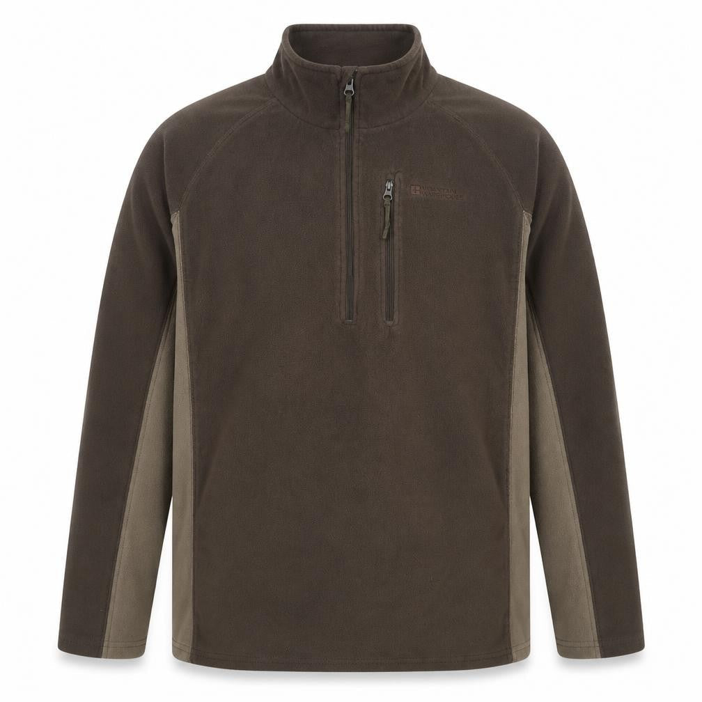 Mountain Warehouse Men's Brown Fleece Pullover Sweatshirt XL