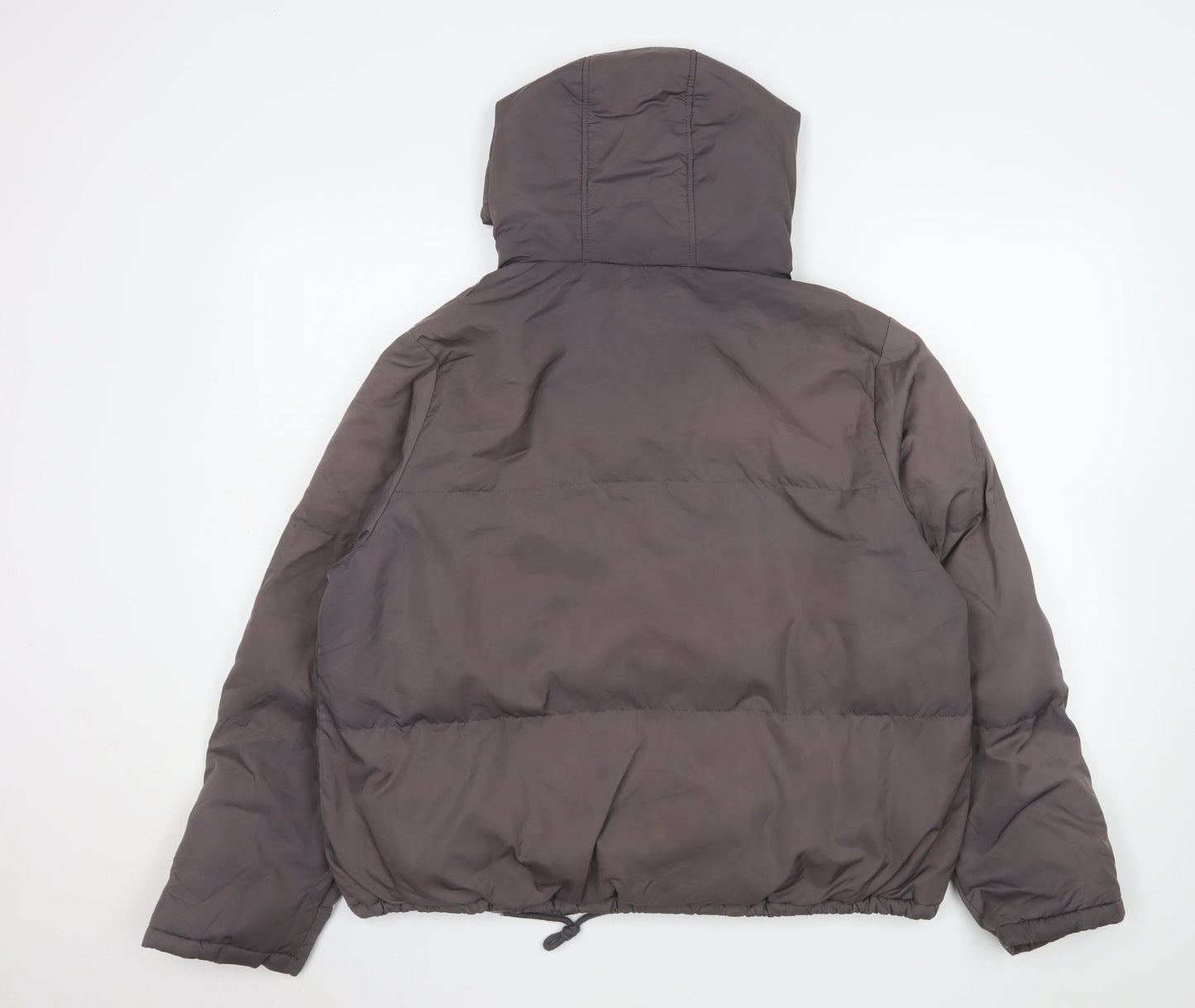Brave Soul Women Brown Size 14 Hooded Puffer Jacket