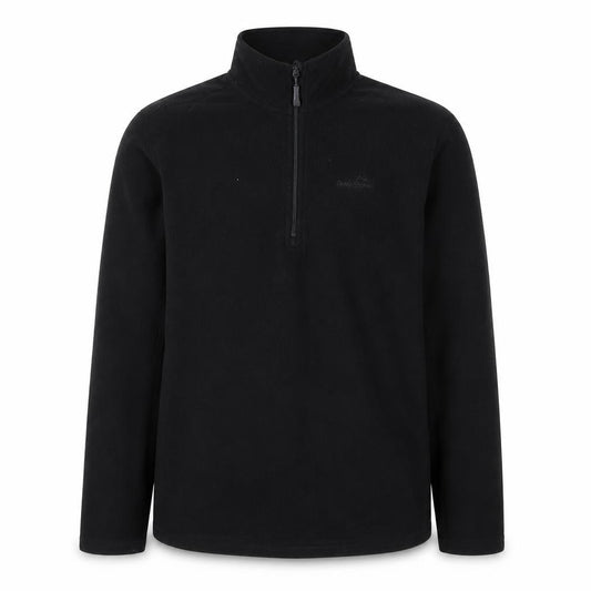 Peter Storm Men's Black Fleece 1/4 Zip Pullover Sweatshirt L