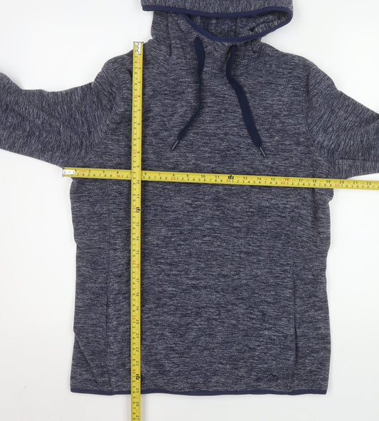 Peter Storm Women Blue Size 12 Pullover Hoodie Fleece Sweatshirt