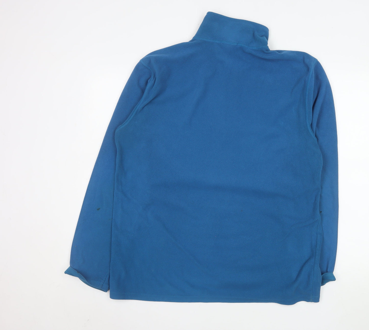 The North Face Men's Blue Fleece 1/4 Zip Pullover Sweatshirt L
