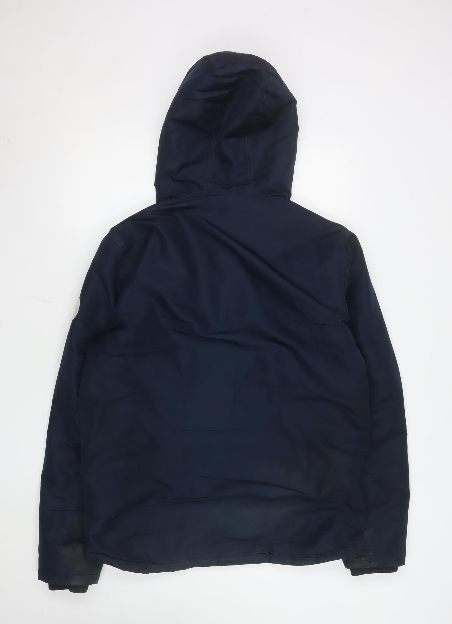 Jack & Jones Men's Blue Hooded Parka Jacket Size M