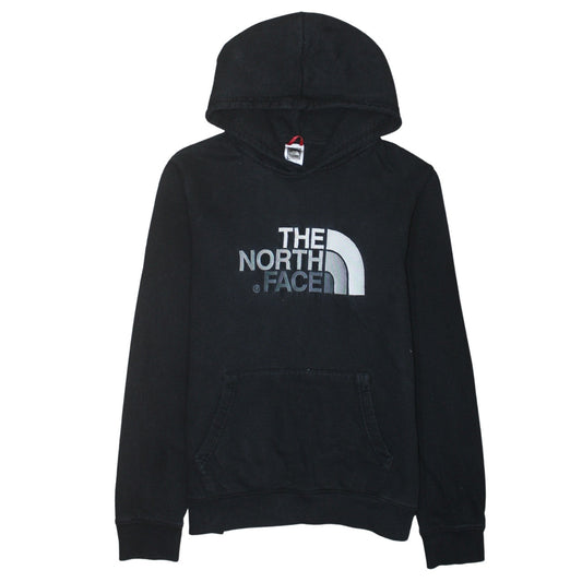 The North Face Boys Black XL Pullover Hoodie 100% Cotton Logo Design