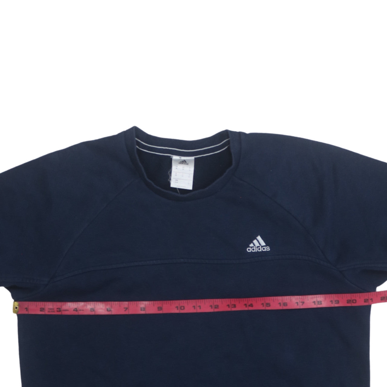 Adidas Men’s Blue Climalite Crew Neck Sweatshirt M Regular Fit