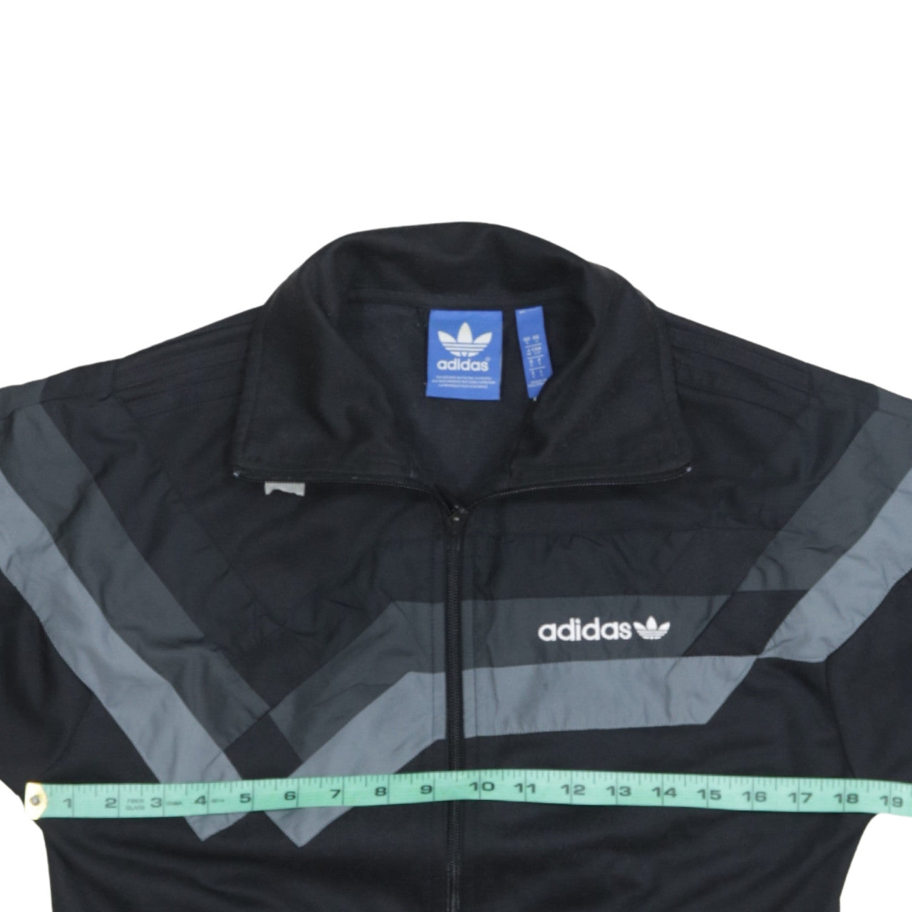 Adidas Men's Black Full Zip Collared Sweatshirt S