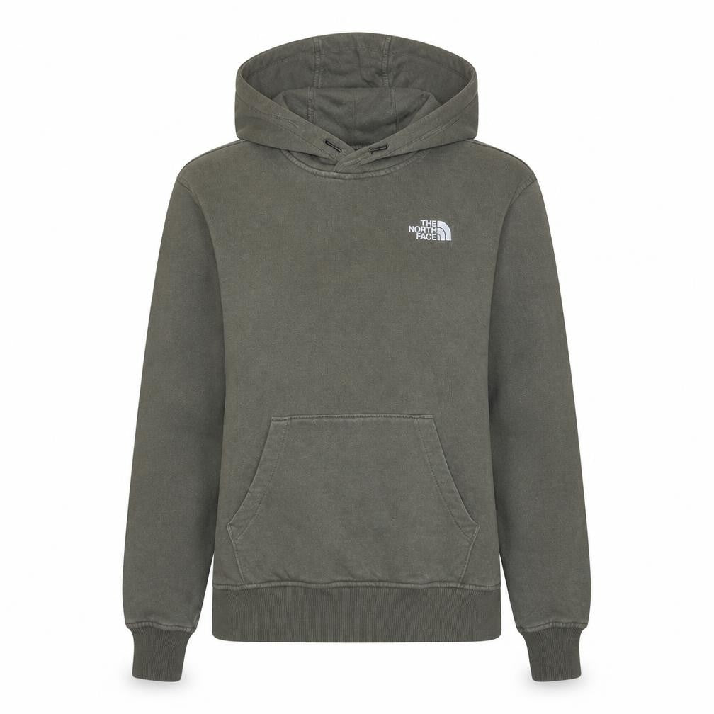 The North Face Womens S Khaki Pullover Hoodie Cotton Blend
