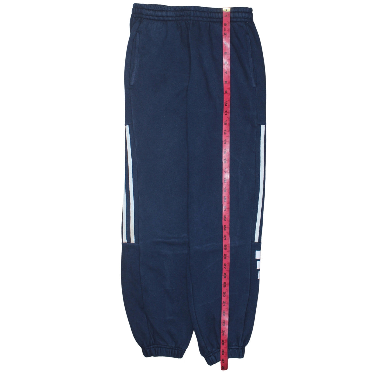 Adidas Boys Blue 13-14 Years Jogger Sweatpants Fleece Activewear Trousers