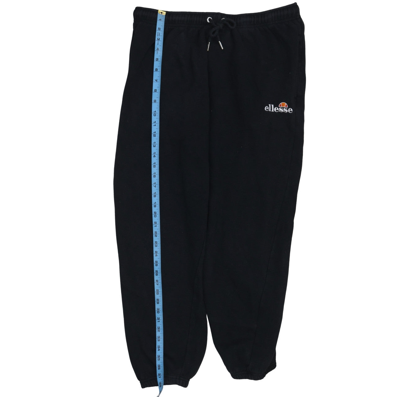 Ellesse Men's Black Jogger Sweatpants M Regular Fit Fleece Trousers