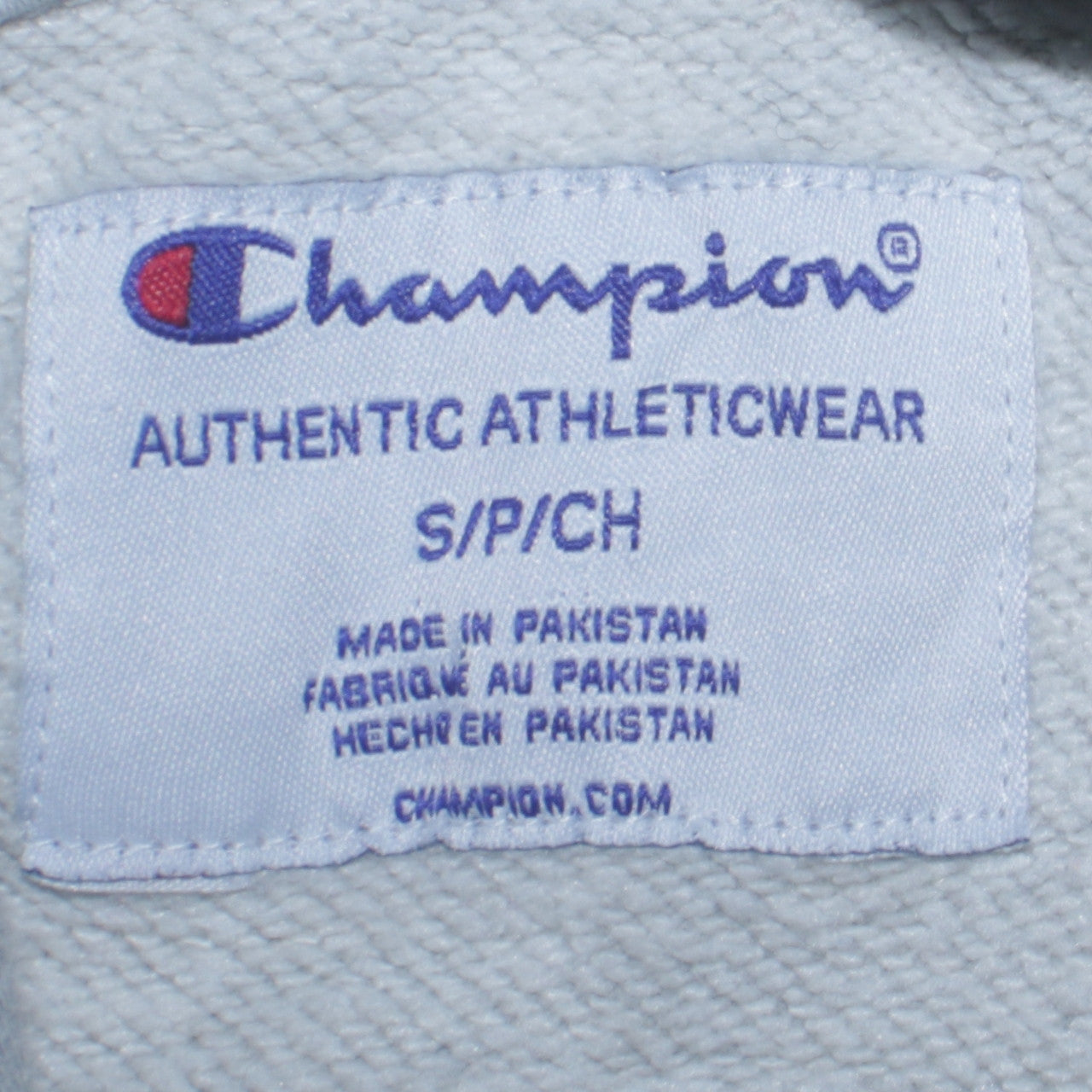 Champion Men's Grey Pullover Hoodie Small Logo Sportswear