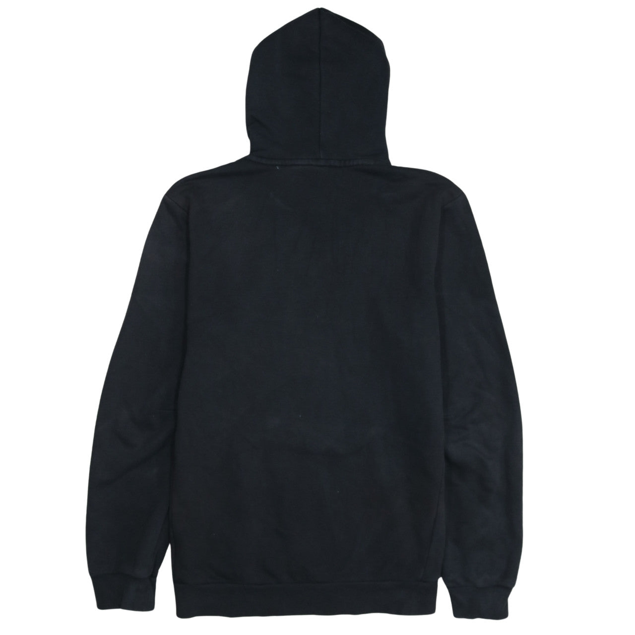 adidas Mens Black Pullover Hoodie Medium Logo Graphic Sportswear