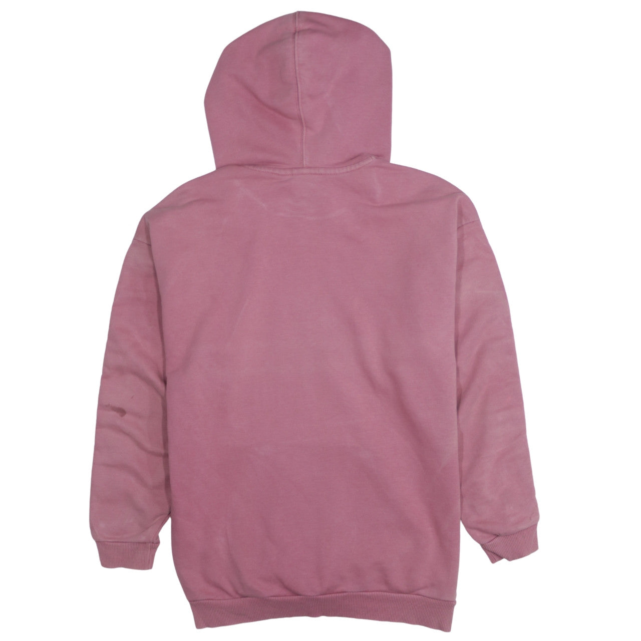 Adidas Womens Pink Pullover Hoodie Size 8 Logo Graphic Hooded Sweatshirt