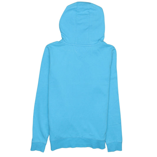 Tommy Hilfiger Boys Blue Pullover Hoodie Size 164 Cotton Logo Design