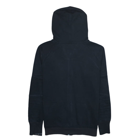 Reebok Women's Black Full Zip Hoodie Size M 12-14 Hooded Sweatshirt