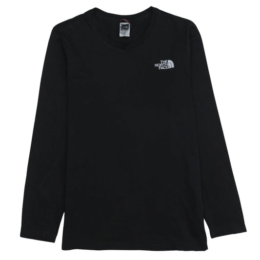 The North Face Men's Black Long Sleeve Cotton Logo T-Shirt Size S