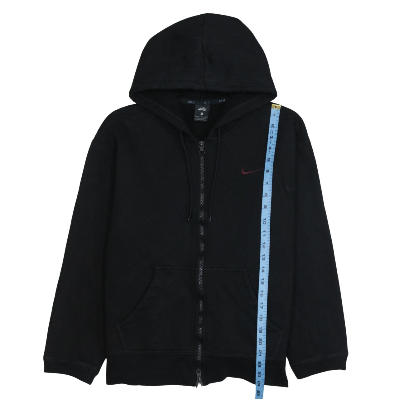 Nike SB Men's Black Full Zip Hoodie S Regular Fit Fleece