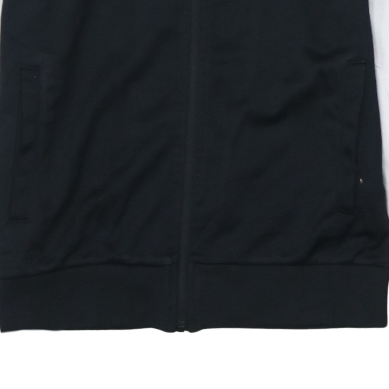 Ellesse Boys Grey Black White Full Zip Hoodie Size 12-13 Years Polyester Cotton