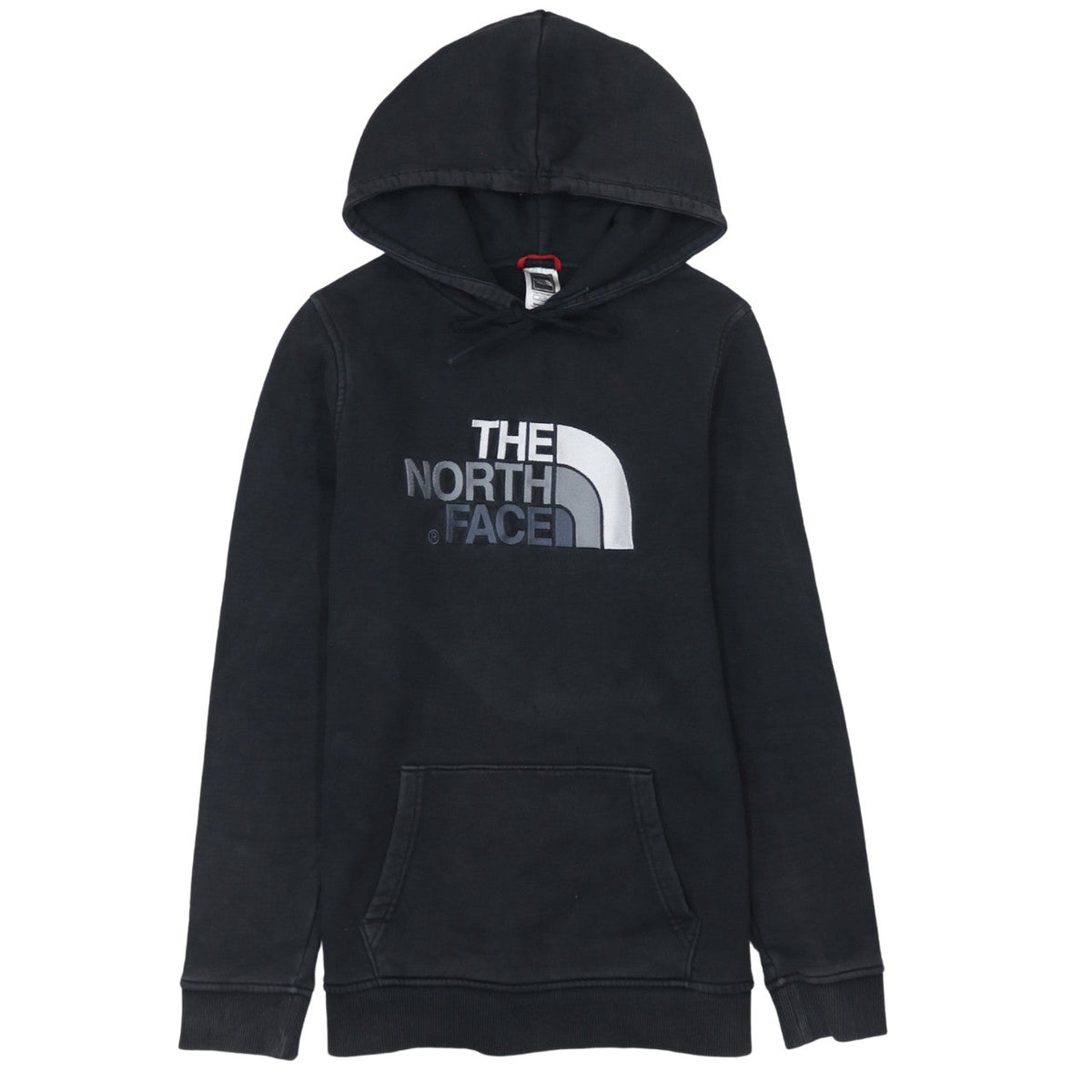The North Face Boys Black XL Pullover Hoodie 100% Cotton Lined Logo Casual