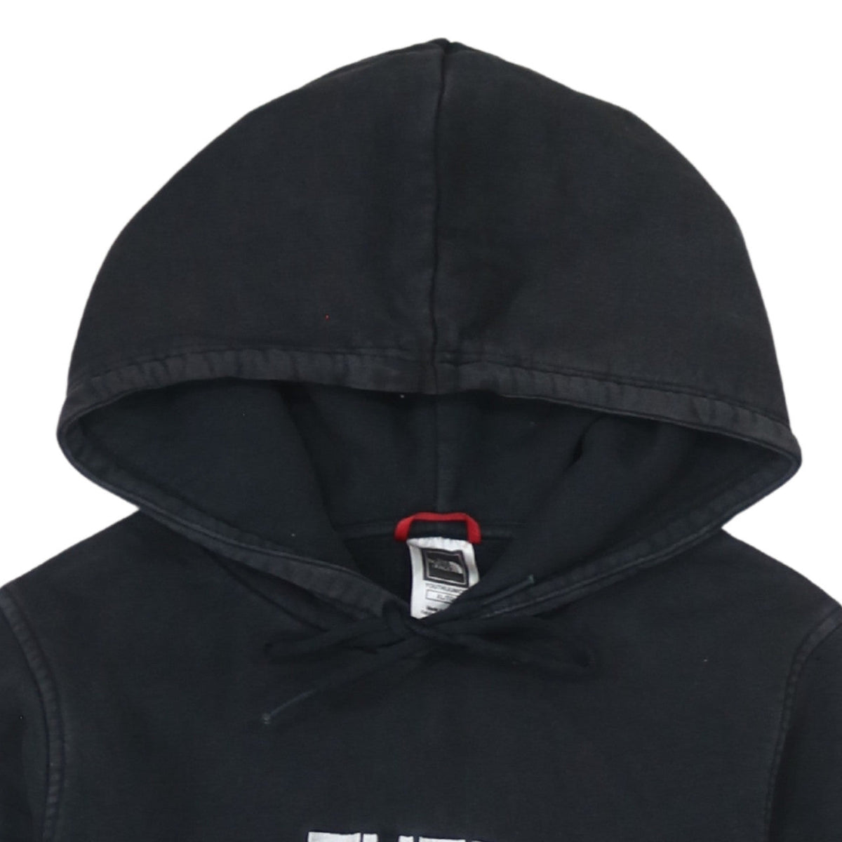 The North Face Boys Black XL Pullover Hoodie 100% Cotton Lined Logo Casual